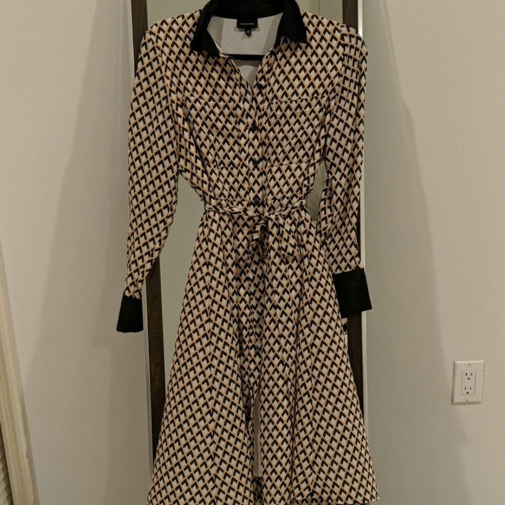 Midi shirt dress